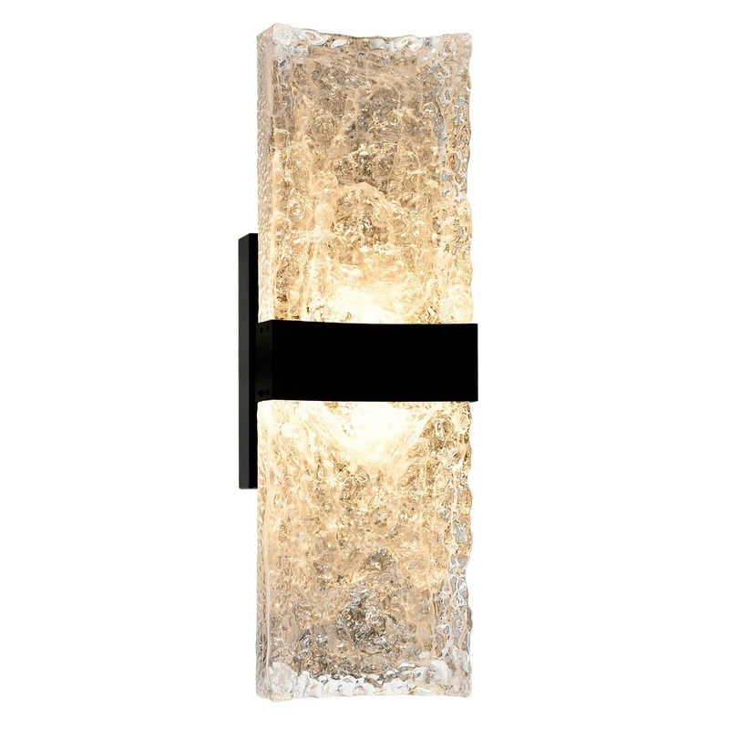 CWI Lighting 1587W20-2-101 Lava LED Wall Sconce, Black
