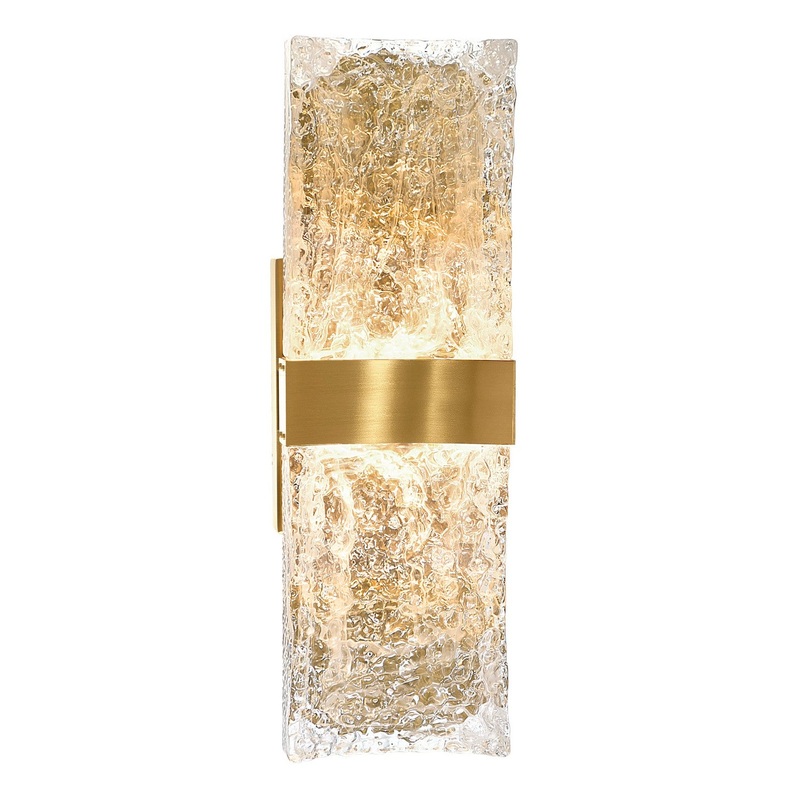 CWI Lighting 1587W20-2-624 Lava LED Wall Sconce, Brass