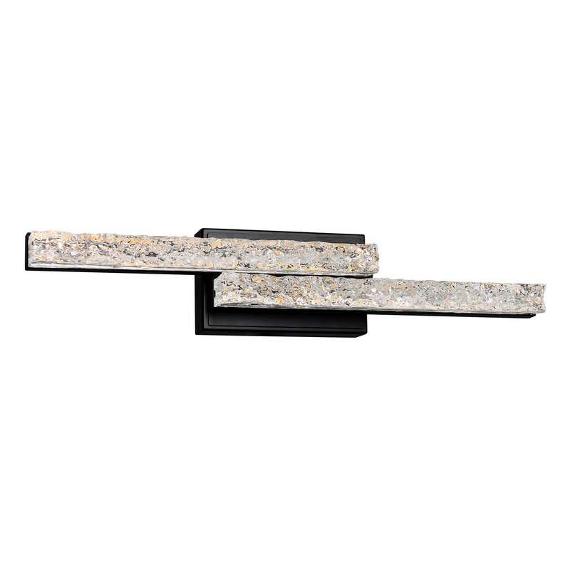 CWI Lighting 1588W24-2-101 Stagger LED Vanity, Black
