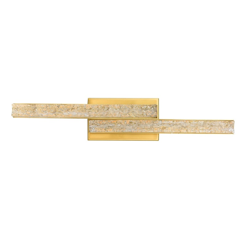 CWI Lighting 1588W24-2-624 Stagger LED Vanity, Brass