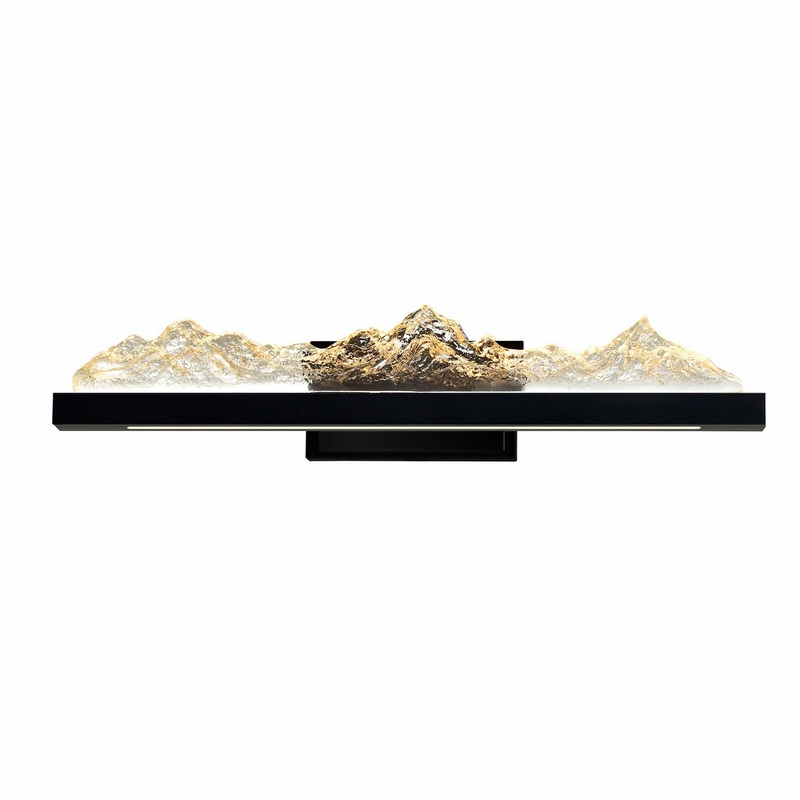 CWI Lighting 1601W26-101 Himalayas LED Vanity, Black