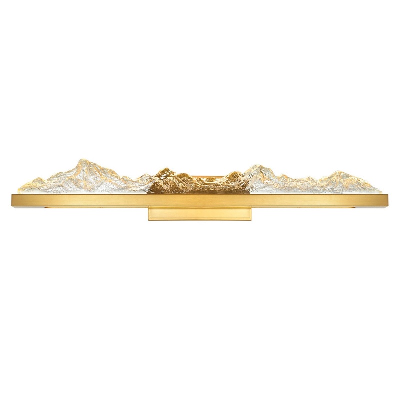 CWI Lighting 1601W36-624 Himalayas LED Vanity, Brass