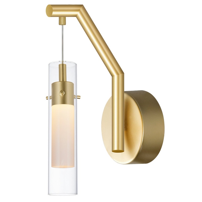CWI Lighting 1606W5-1-602 Olinda LED Wall Sconce, Satin Gold