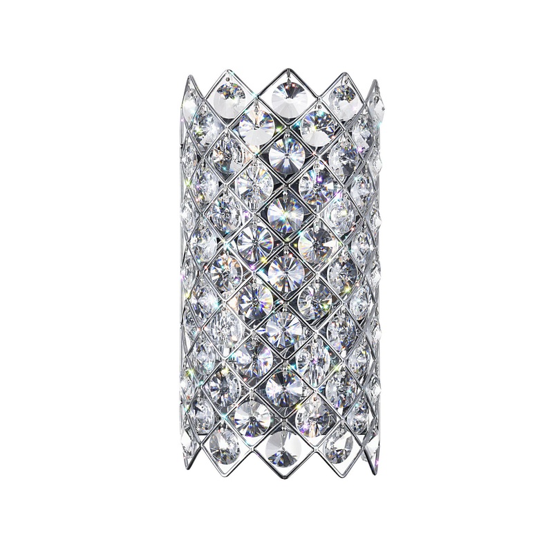 CWI Lighting 5021W7B(C) Chique Four Light Wall Sconce, Chrome