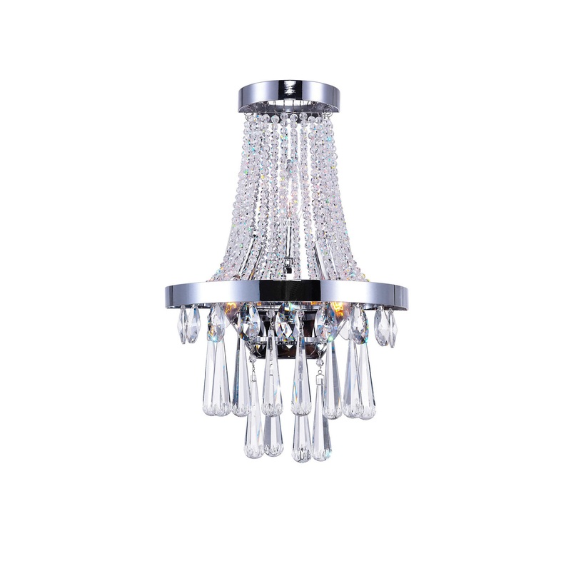 CWI Lighting 5078W12C Vast Three Light Wall Sconce, Chrome (Discontinued)