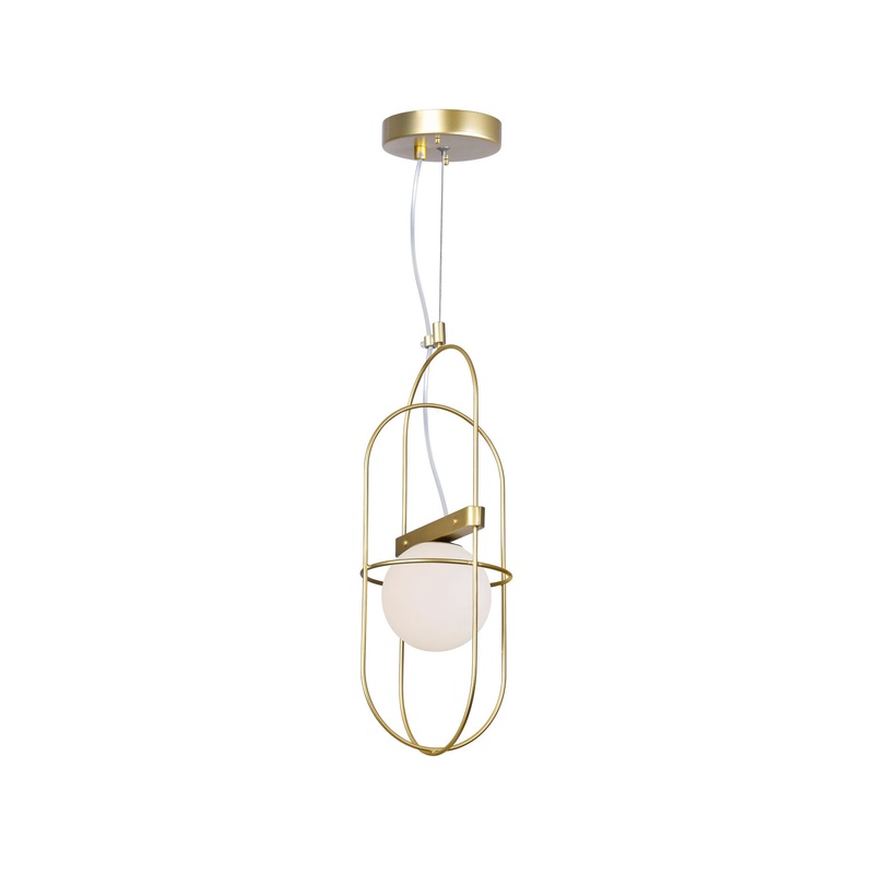 CWI Lighting 1209P7-1-169 Orbit LED Mini Pendant, Medallion Gold (Discontinued)