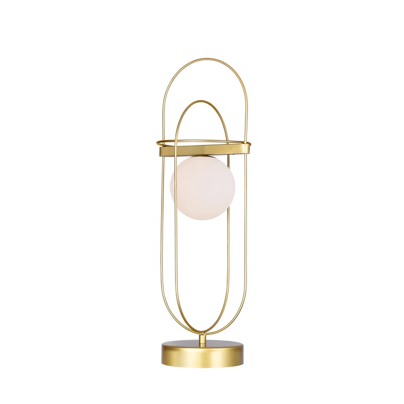 CWI Lighting 1209T7-1-169 Orbit LED Table Lamp, Medallion Gold (Discontinued)