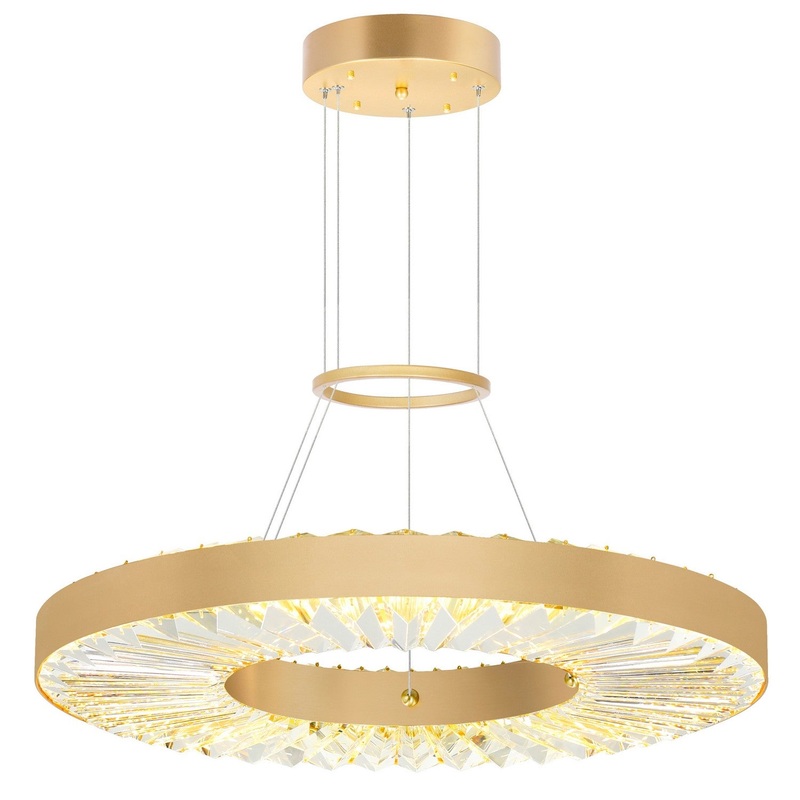 CWI Lighting 1219P24-1-625 Bjoux LED Chandelier, Sun Gold
