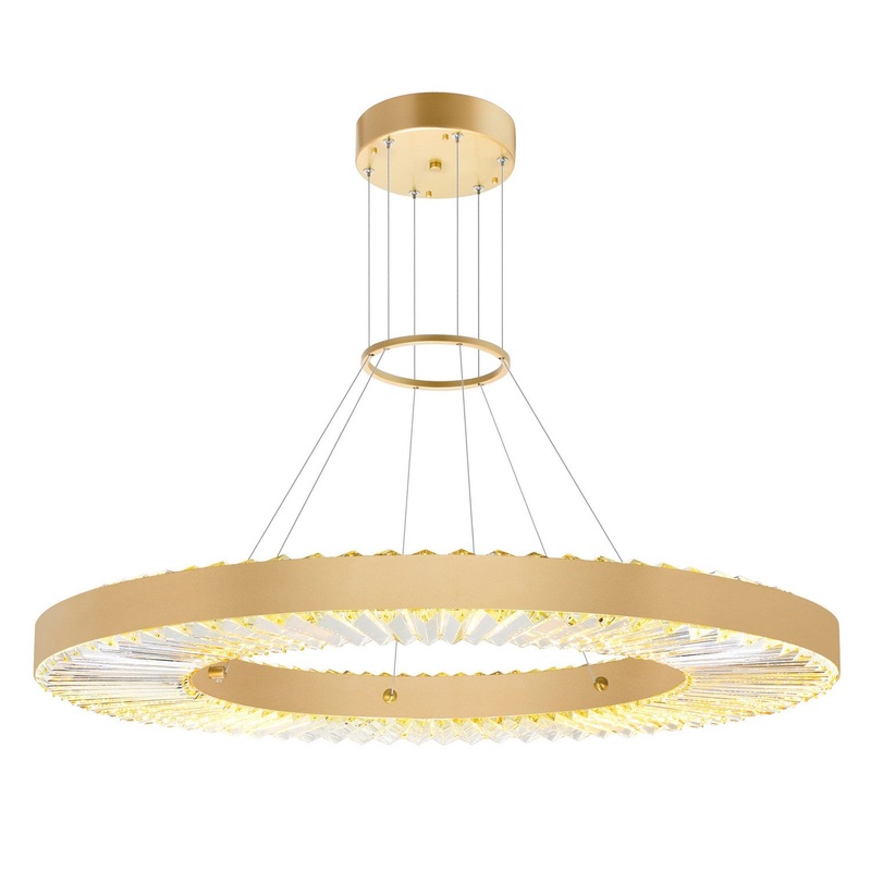 CWI Lighting 1219P32-1-625 Bjoux LED Chandelier, Sun Gold