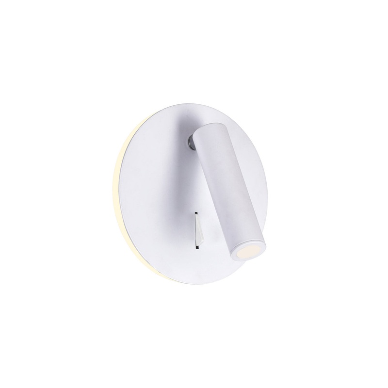 CWI Lighting 1241W6-103 Private I LED Wall Sconce, Matte White