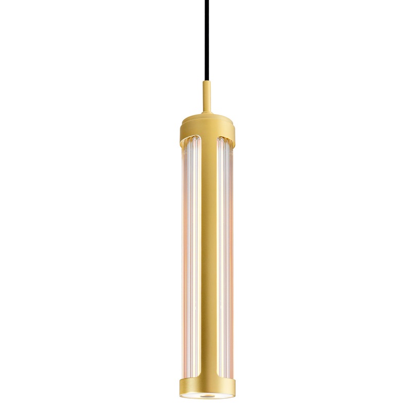 CWI Lighting 1343P3-602-C Neva LED Mini Pendant, Satin Gold