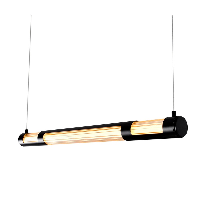 CWI Lighting 1343P36-101-B Neva LED Chandelier, Black