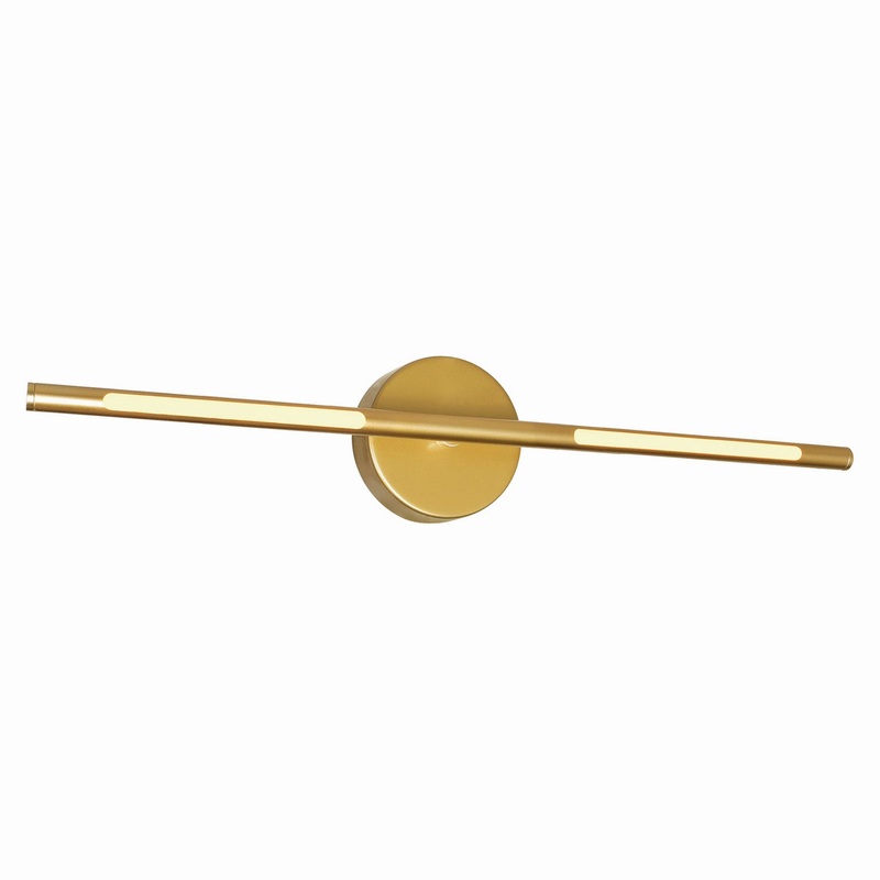 CWI Lighting 1375W24-1-602 Oskil LED Wall Sconce, Satin Gold