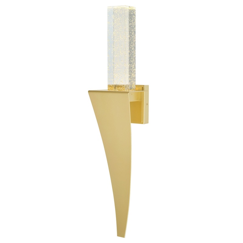 CWI Lighting 1502W7-1-602 Catania LED Wall Sconce, Satin Gold