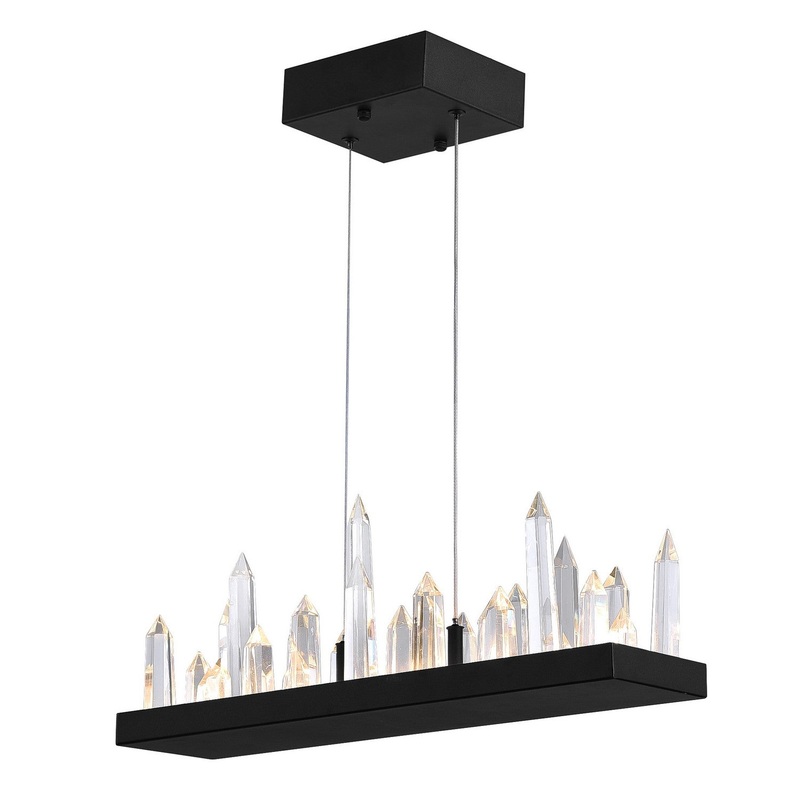 CWI Lighting 1043P34-101-RC Juliette LED Chandelier, Black (Discontinued)