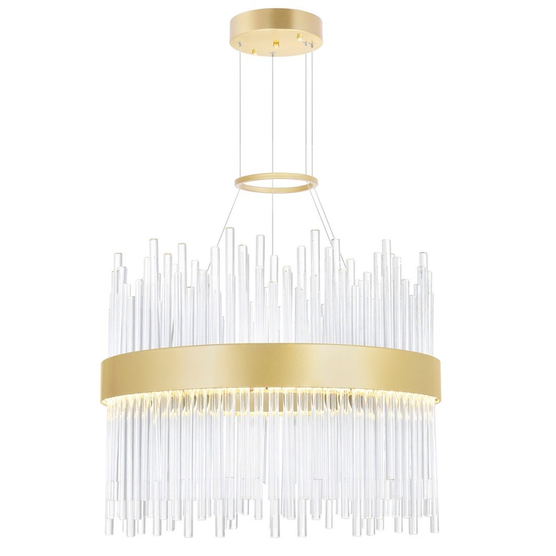 CWI Lighting 1063P16-169 Genevieve LED Chandelier, Medallion Gold