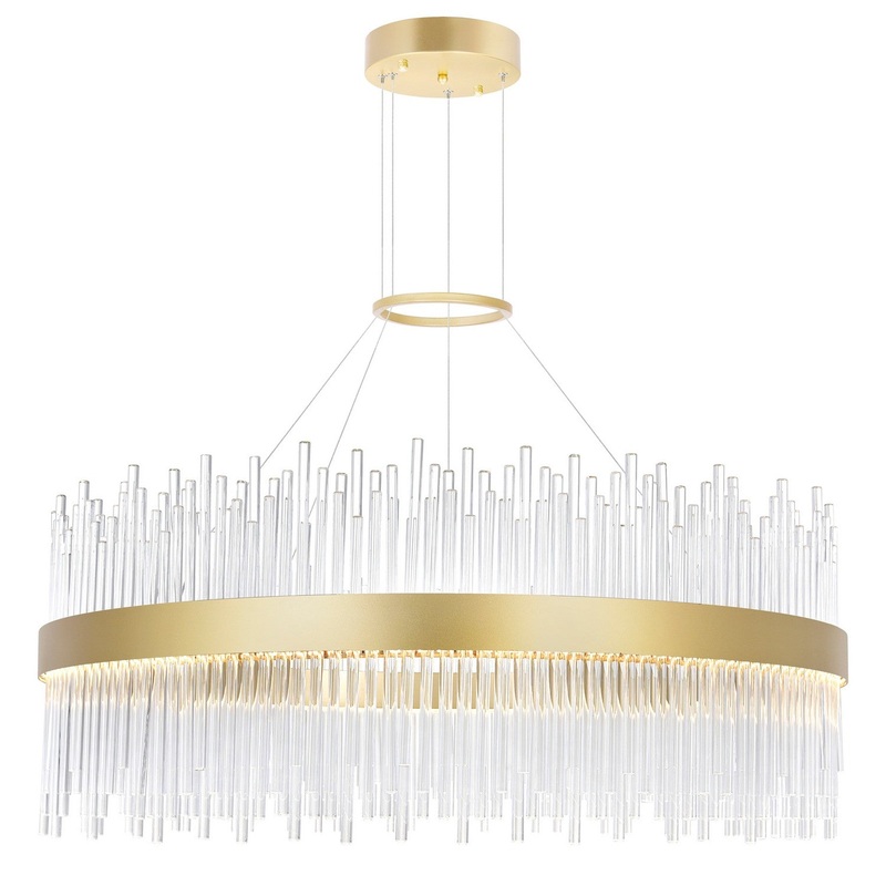 CWI Lighting 1063P32-169 Genevieve LED Chandelier, Medallion Gold
