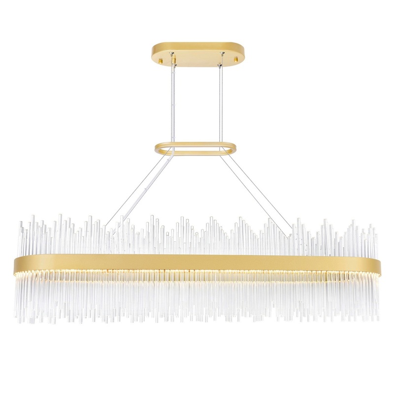 CWI Lighting 1063P47-169-RC Genevieve LED Chandelier, Medallion Gold