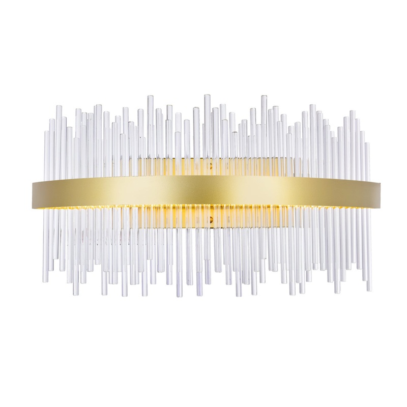CWI Lighting 1063W32-169 Genevieve LED Wall Sconce, Medallion Gold