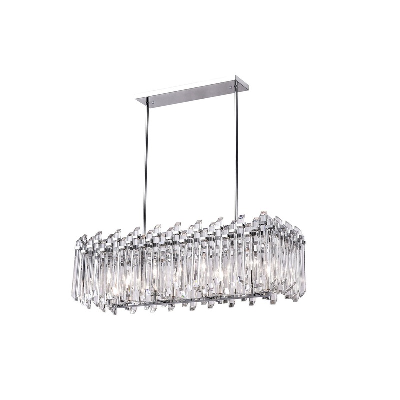 CWI Lighting 1065P33-8-601-RC Henrietta Eight Light Chandelier, Chrome (Discontinued)
