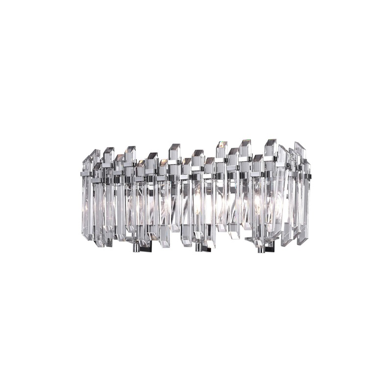 CWI Lighting 1065W21-3-601 Henrietta Three Light Wall Sconce, Chrome (Discontinued)
