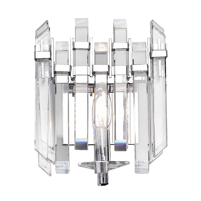 CWI Lighting 1065W8-1-601 Henrietta One Light Wall Sconce, Chrome