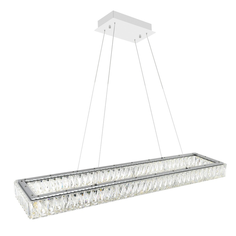 CWI Lighting 1084P44-601-RC-1C Felicity LED Chandelier, Chrome