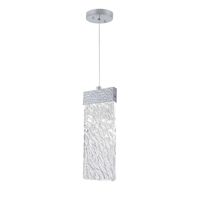 CWI Lighting 1090P5-1-269-A Carolina LED Mini Pendant, Pewter