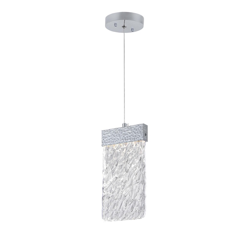 CWI Lighting 1090P5-1-269-B Carolina LED Mini Pendant, Pewter (Discontinued)