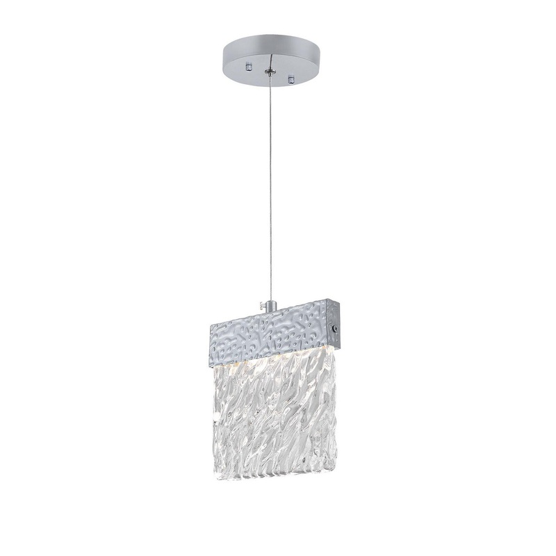 CWI Lighting 1090P6-1-269 Carolina LED Mini Pendant, Pewter (Discontinued)