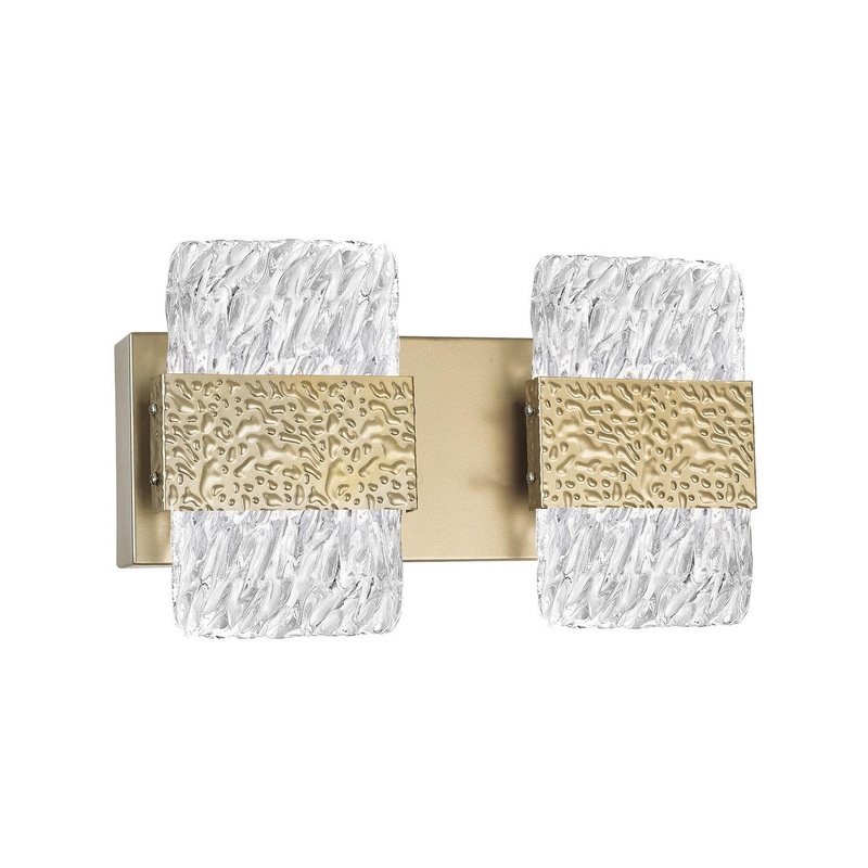 CWI Lighting 1090W14-2-620 Carolina LED Wall Sconce, Gold Leaf (Discontinued)
