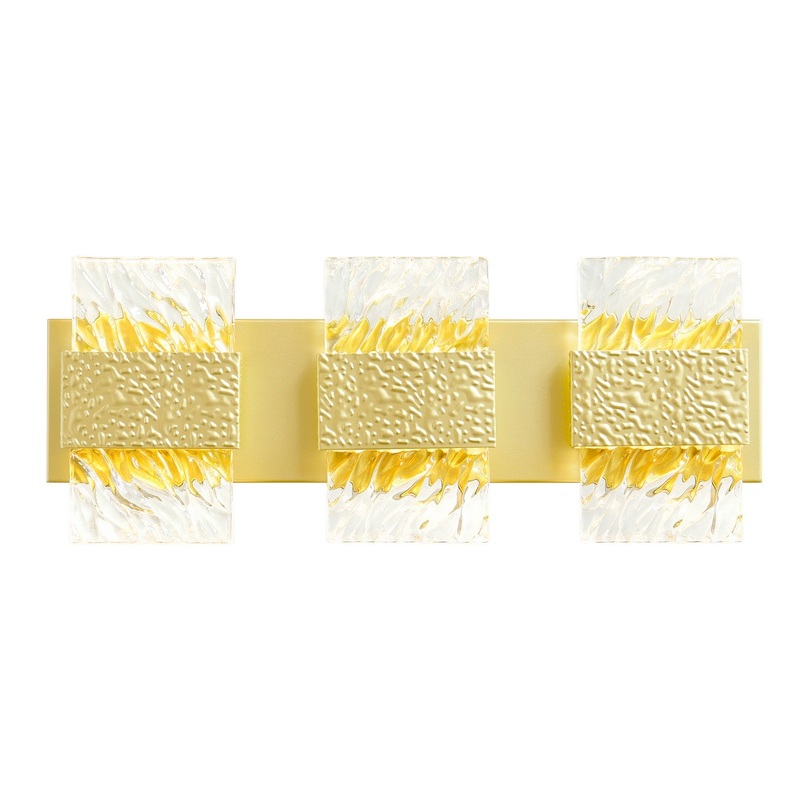 CWI Lighting 1090W21-3-620 Carolina LED Wall Sconce, Gold Leaf