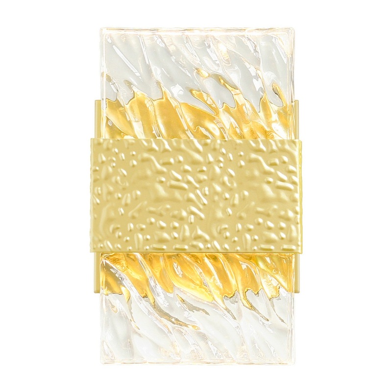 CWI Lighting 1090W5-1-620 Carolina LED Wall Sconce, Gold Leaf