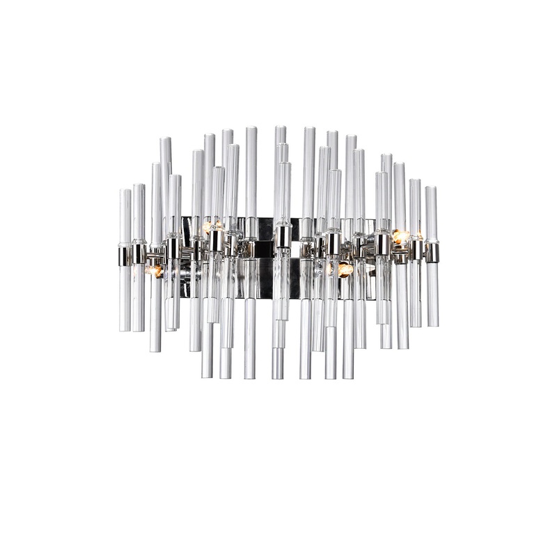 CWI Lighting 1137W18-4-613 Miroir Four Light Vanity, Polished Nickel