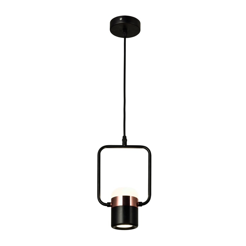 CWI Lighting 1147P6-1-101 Moxie LED Mini Pendant, Black