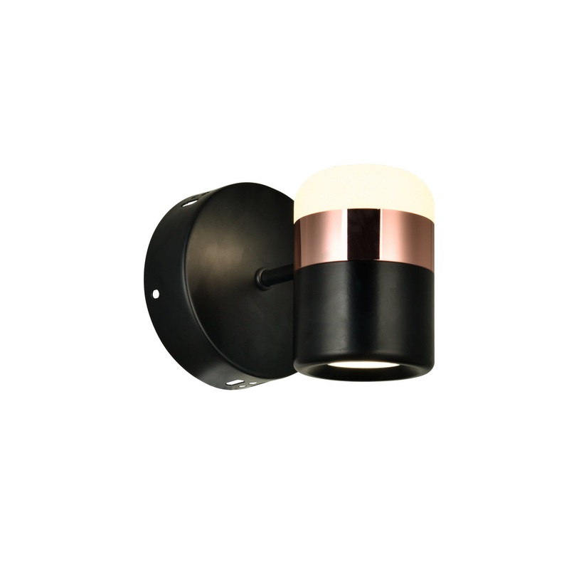 CWI Lighting 1147W5-1-101 Moxie LED Wall Sconce, Black