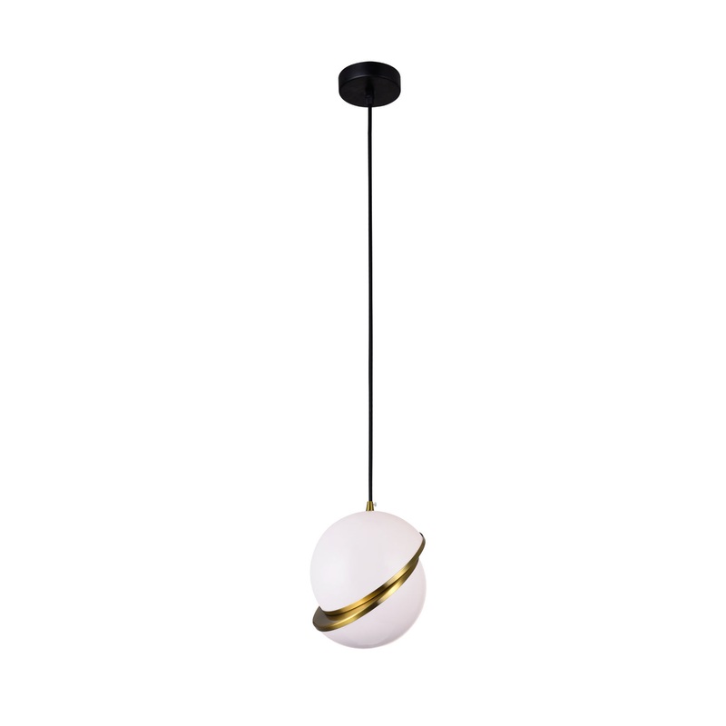 CWI Lighting 1148P10-1-624 Gemini LED Mini Pendant, Brass