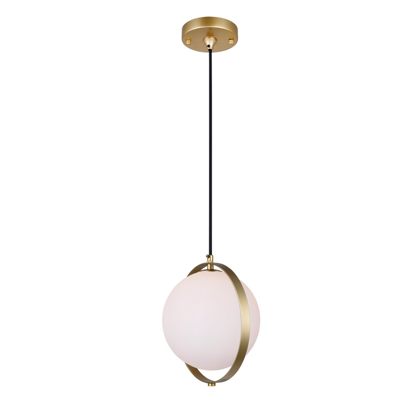CWI Lighting 1153P10-1-169 Da Vinci LED Mini Pendant, Medallion Gold