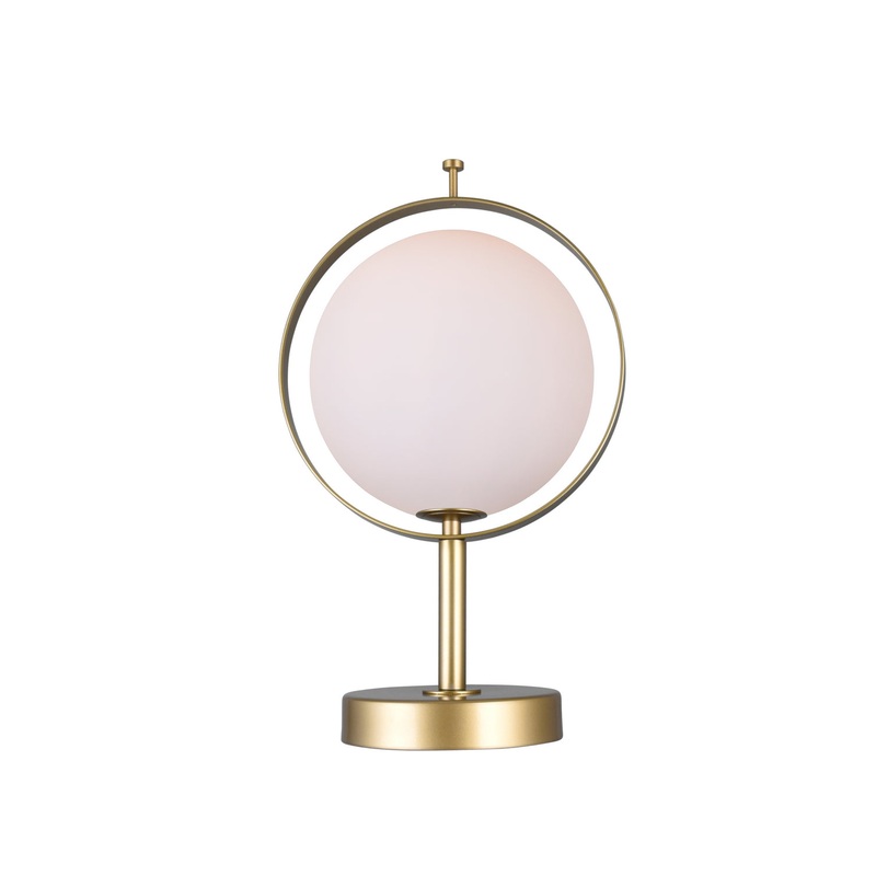 CWI Lighting 1153T10-1-169 Da Vinci LED Table Lamp, Medallion Gold