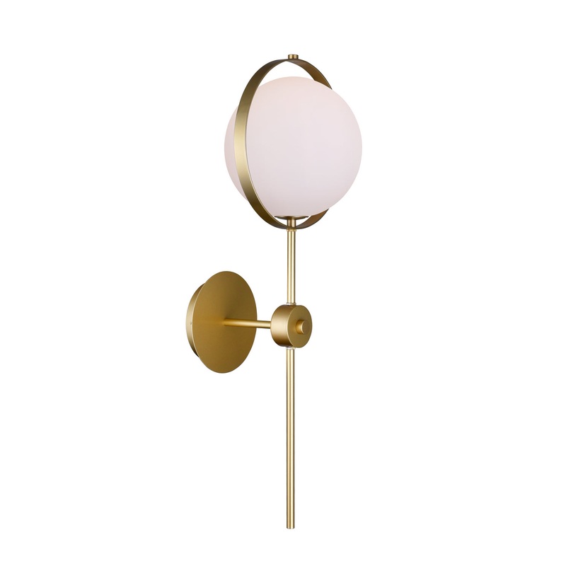 CWI Lighting 1153W10-1-169 Da Vinci LED Wall Sconce, Medallion Gold