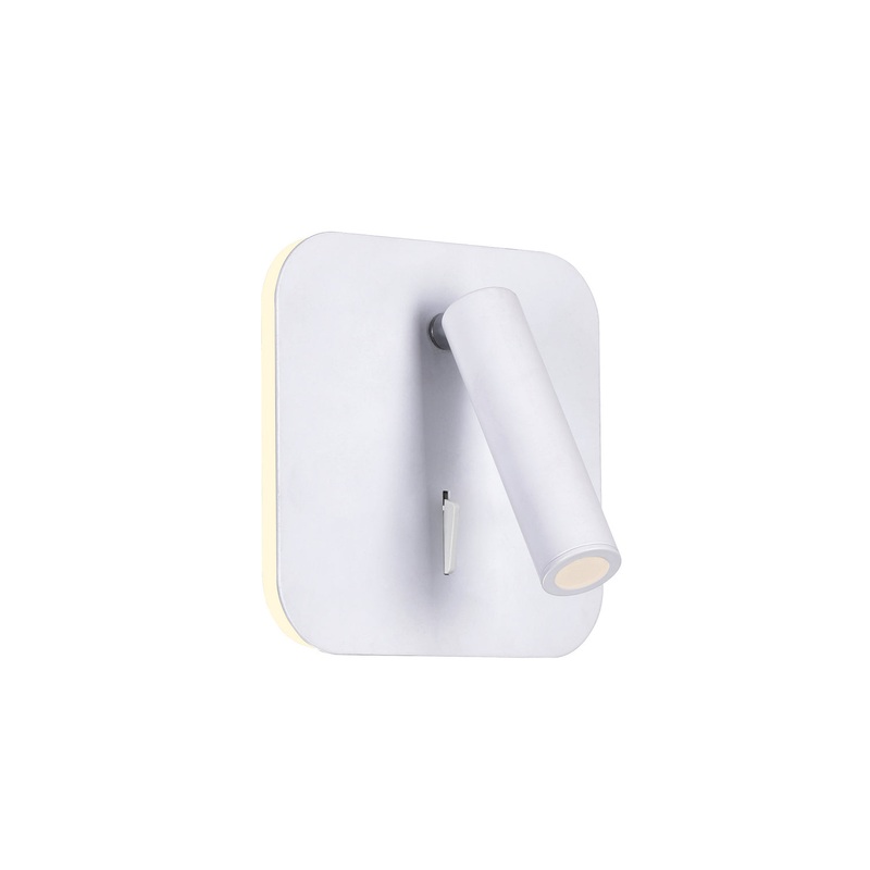 CWI Lighting 1242W6-103 Private I LED Wall Sconce, Matte White