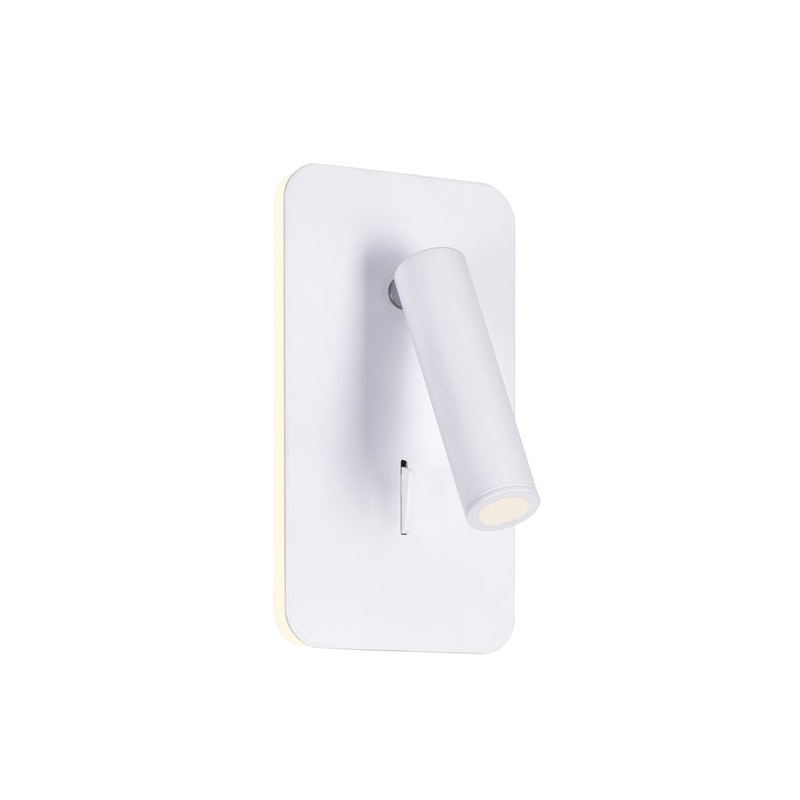 CWI Lighting 1243W6-103 Private I LED Wall Sconce, Matte White