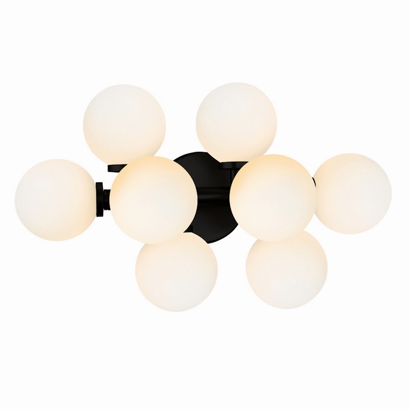CWI Lighting 1020W18-8-101 Arya LED Wall Sconce, Black