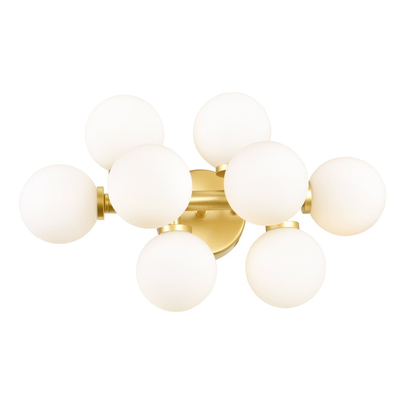 CWI Lighting 1020W18-8-602 Arya LED Wall Sconce, Satin Gold