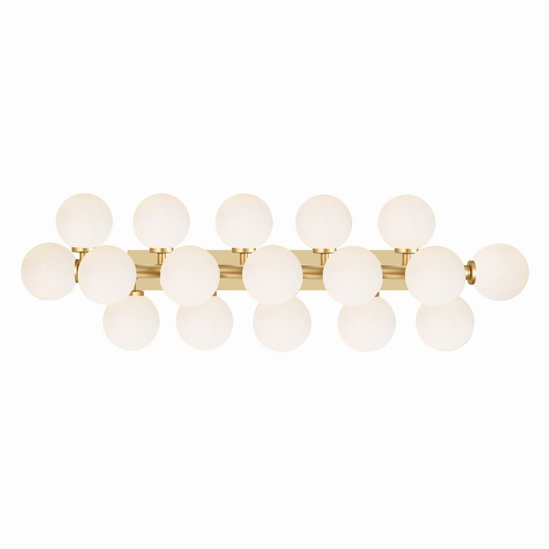 CWI Lighting 1020W36-17-602 Arya LED Wall Sconce, Satin Gold