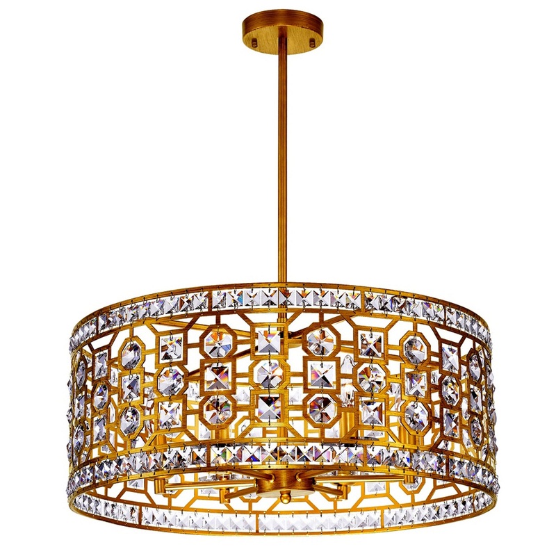 CWI Lighting 1026P23-6-700 Belinda Six Light Chandelier, Brushed Brown (Discontinued)