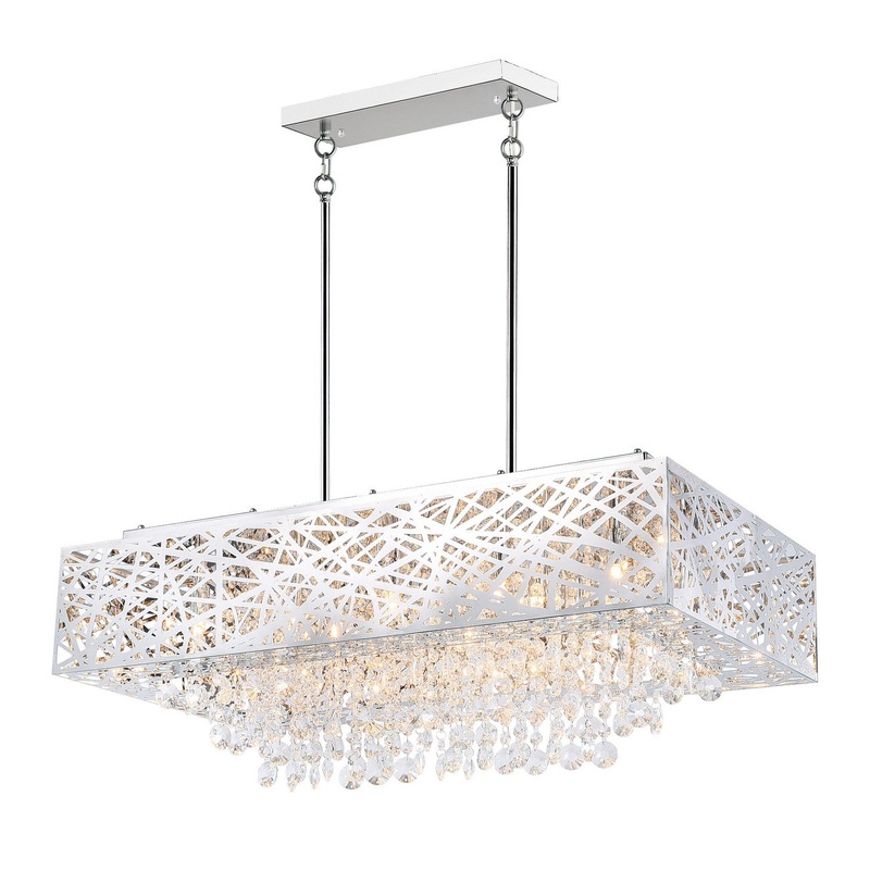 CWI Lighting 1032P31-12-601-RC Eternity 12 Light Chandelier, Chrome (Discontinued)