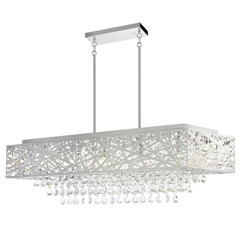CWI Lighting 1032P46-16-601-RC Eternity 16 Light Chandelier, Chrome