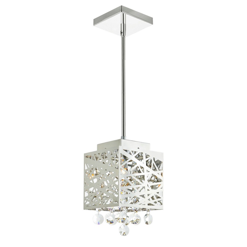 CWI Lighting 1032P6-1-601-S Eternity One Light Mini Pendant, Chrome