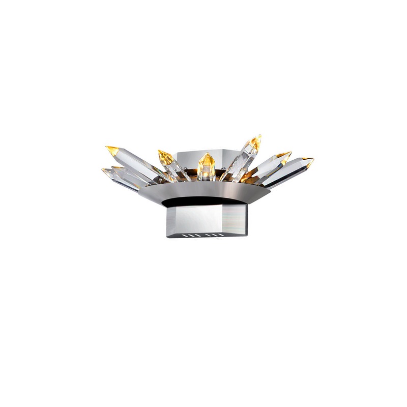 CWI Lighting 1108W12-613 Arctic Queen LED Wall Sconce, Polished Nickel (Discontinued)
